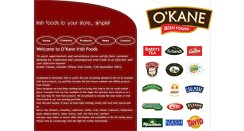 Desktop Screenshot of okaneirishfoods.co.uk